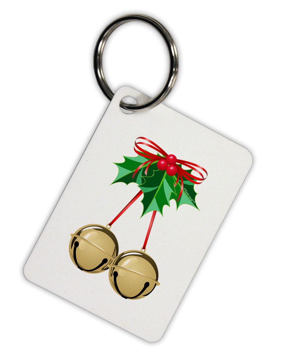 Jingle Balls Aluminum Keyring Tag-Keyring-TooLoud-White-Davson Sales