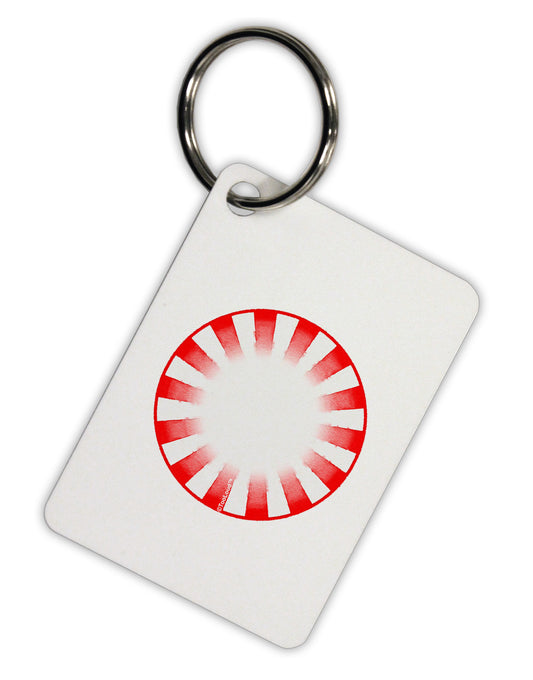 Watercolor Peppermint Aluminum Keyring Tag-Keyring-TooLoud-White-Davson Sales
