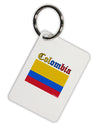 Colombia Flag Aluminum Keyring Tag-Keyring-TooLoud-White-Davson Sales