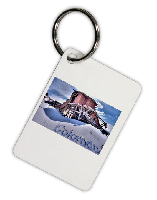 Victor Mines Colorado Text Aluminum Keyring Tag-Keyring-TooLoud-White-Davson Sales