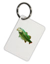 Big Bass Fish Aluminum Keyring Tag-Keyring-TooLoud-White-Davson Sales