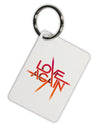 Love Again Typography Aluminum Keyring Tag-Keyring-TooLoud-White-Davson Sales