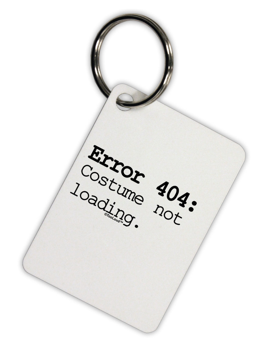 Error 404 Costume Aluminum Keyring Tag-Keyring-TooLoud-White-Davson Sales