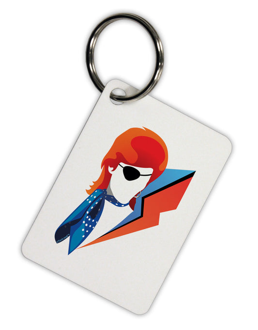 The Glam Rebel Aluminum Keyring Tag-Keyring-TooLoud-White-Davson Sales