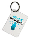 Winter Wonderland Snowman Aluminum Keyring Tag-Keyring-TooLoud-White-Davson Sales