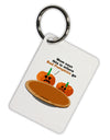 Where Bad Pumpkins Go Aluminum Keyring Tag-Keyring-TooLoud-White-Davson Sales