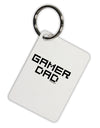 Gamer Dad Aluminum Keyring Tag by TooLoud-TooLoud-White-Davson Sales