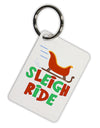 Sleigh Ride Color Aluminum Keyring Tag-Keyring-TooLoud-White-Davson Sales