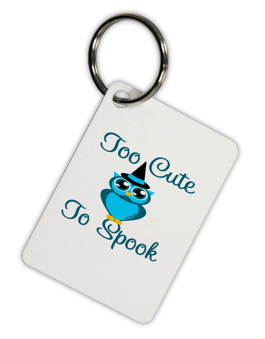 Owl Too Cute Blue Aluminum Keyring Tag-Keyring-TooLoud-White-Davson Sales