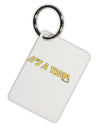 It is a Trap Aluminum Keyring Tag-Keyring-TooLoud-White-Davson Sales