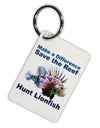 Save the Reef - Hunt Lionfish Aluminum Keyring Tag-Keyring-TooLoud-White-Davson Sales