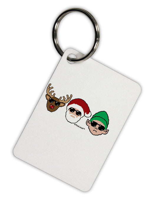 The X-mas Squad Aluminum Keyring Tag-Keyring-TooLoud-White-Davson Sales