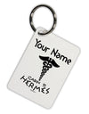 Personalized Cabin 11 Hermes Aluminum Keyring Tag by TooLoud-Keyring-TooLoud-White-Davson Sales