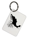 Mexican Roots Design Aluminum Keyring Tag by TooLoud-Keyring-TooLoud-White-Davson Sales