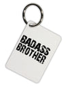 Badass Brother Aluminum Keyring Tag-Keyring-TooLoud-White-Davson Sales