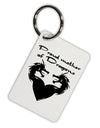 Proud Mother of Dragons Aluminum Keyring Tag by TooLoud-Keyring-TooLoud-White-Davson Sales