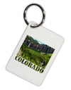 Beautiful Cliffs Colorado Aluminum Keyring Tag by TooLoud-Keyring-TooLoud-White-Davson Sales