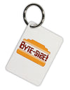 Byte Size Aluminum Keyring Tag-Keyring-TooLoud-White-Davson Sales