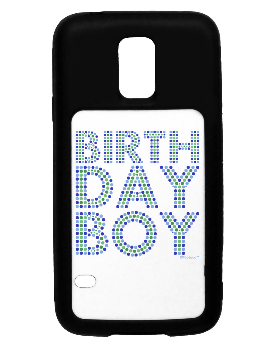 Birthday Boy - Blue and Green Dots Black Jazz Kindle Fire HD Cover by TooLoud-TooLoud-Black-White-Davson Sales