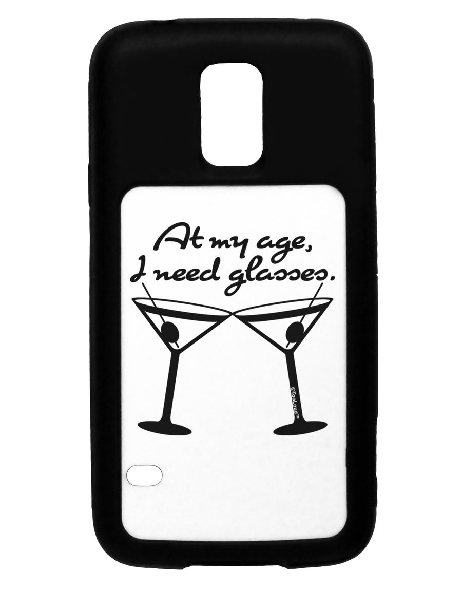 At My Age I Need Glasses - Martini Black Jazz Kindle Fire HD Cover by TooLoud-TooLoud-Black-White-Davson Sales