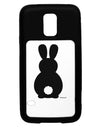 Cute Bunny Silhouette with Tail Black Jazz Kindle Fire HD Cover by TooLoud-TooLoud-Black-White-Davson Sales