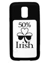 50 Percent Irish - St Patricks Day Black Jazz Kindle Fire HD Cover by TooLoud-TooLoud-Black-White-Davson Sales