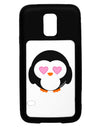 Cute Penguin - Heart Eyes Black Jazz Kindle Fire HD Cover by TooLoud-TooLoud-Black-White-Davson Sales