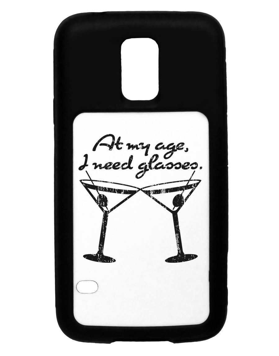 At My Age I Need Glasses - Martini Distressed Black Jazz Kindle Fire HD Cover by TooLoud-TooLoud-Black-White-Davson Sales