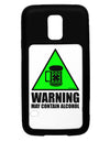 Warning May Contain Alcohol Black Jazz Kindle Fire HD Cover by TooLoud-TooLoud-Black-White-Davson Sales