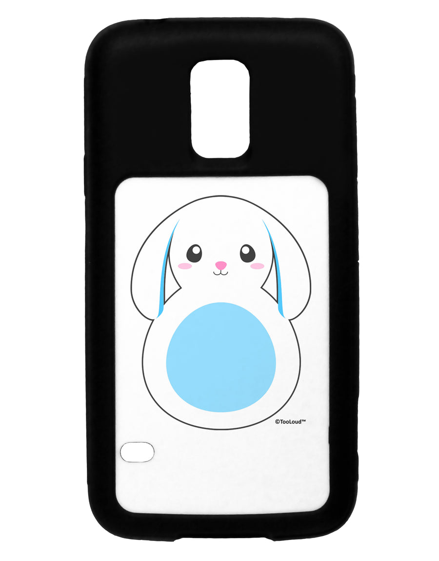 Cute Bunny with Floppy Ears - Blue Black Jazz Kindle Fire HD Cover by TooLoud-TooLoud-Black-White-Davson Sales