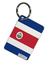 Costa Rica Flag AOP Aluminum Keyring Tag All Over Print-Keyring-TooLoud-White-Davson Sales