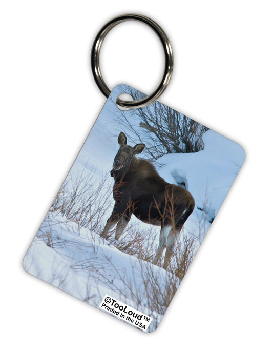 TooLoud Winter Scene All-Over-Print Aluminum Keyring Tag All Over Print-Keyring-TooLoud-White-Davson Sales