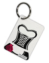 French Maid AOP Aluminum Keyring Tag All Over Print-Keyring-TooLoud-White-Davson Sales