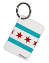 Chicago Flag AOP Aluminum Keyring Tag All Over Print-Keyring-TooLoud-White-Davson Sales