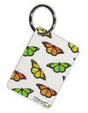 Monarch Butterflies AOP Aluminum Keyring Tag All Over Print-Keyring-TooLoud-White-Davson Sales