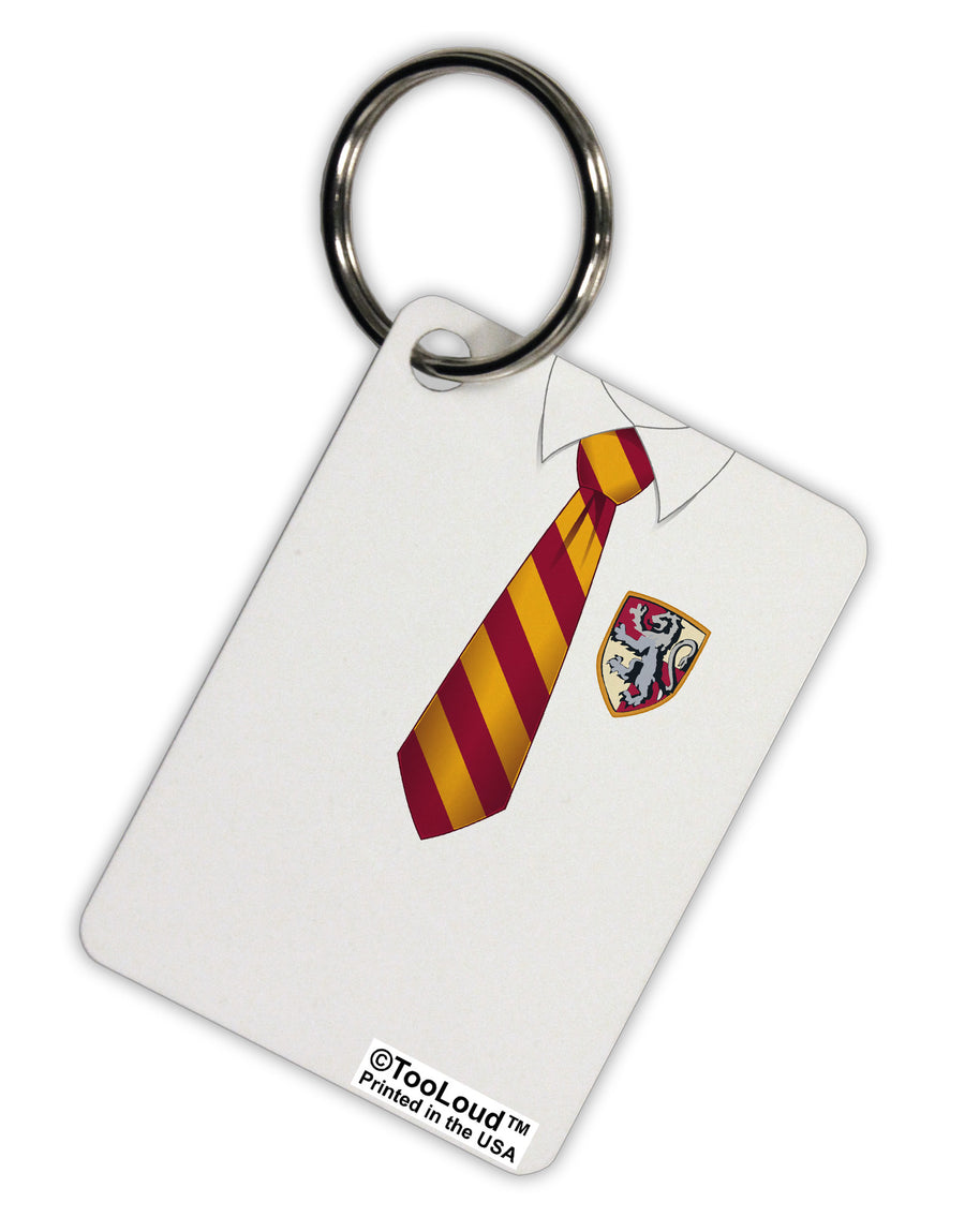 TooLoud Wizard Uniform Red and Yellow Aluminum Keyring Tag All Over Print-Keyring-TooLoud-White-Davson Sales