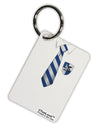Wizard Uniform Blue and Silver AOP Aluminum Keyring Tag All Over Print-Keyring-TooLoud-White-Davson Sales