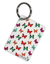 Pretty Butterflies AOP Aluminum Keyring Tag All Over Print-Keyring-TooLoud-White-Davson Sales