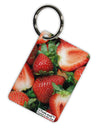 Strawberries All Over Aluminum Keyring Tag All Over Print-Keyring-TooLoud-White-Davson Sales