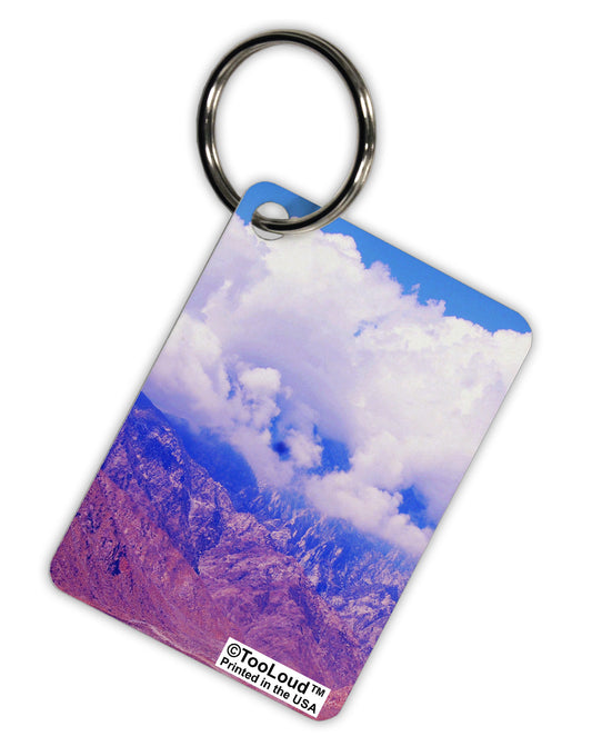 California Mountainscape Aluminum Keyring Tag All Over Print-Keyring-TooLoud-White-Davson Sales