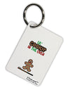 Lil Cookie In The Oven - Maternity AOP Aluminum Keyring Tag All Over Print-Keyring-TooLoud-White-Davson Sales