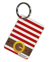 Pirate Crew Costume - Red Aluminum Keyring Tag All Over Print