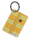 Firefighter Yellow AOP Aluminum Keyring Tag All Over Print-Keyring-TooLoud-White-Davson Sales