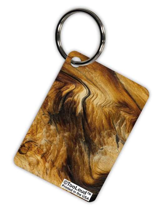 TooLoud Wood Texture AOP Aluminum Keyring Tag All Over Print-Keyring-TooLoud-White-Davson Sales