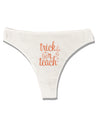 Trick or Teach Womens Thong Underwear-Womens Thong-TooLoud-White-X-Small-Davson Sales