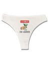 Safety First Have a Quarantini Womens Thong Underwear-Womens Thong-TooLoud-White-X-Small-Davson Sales