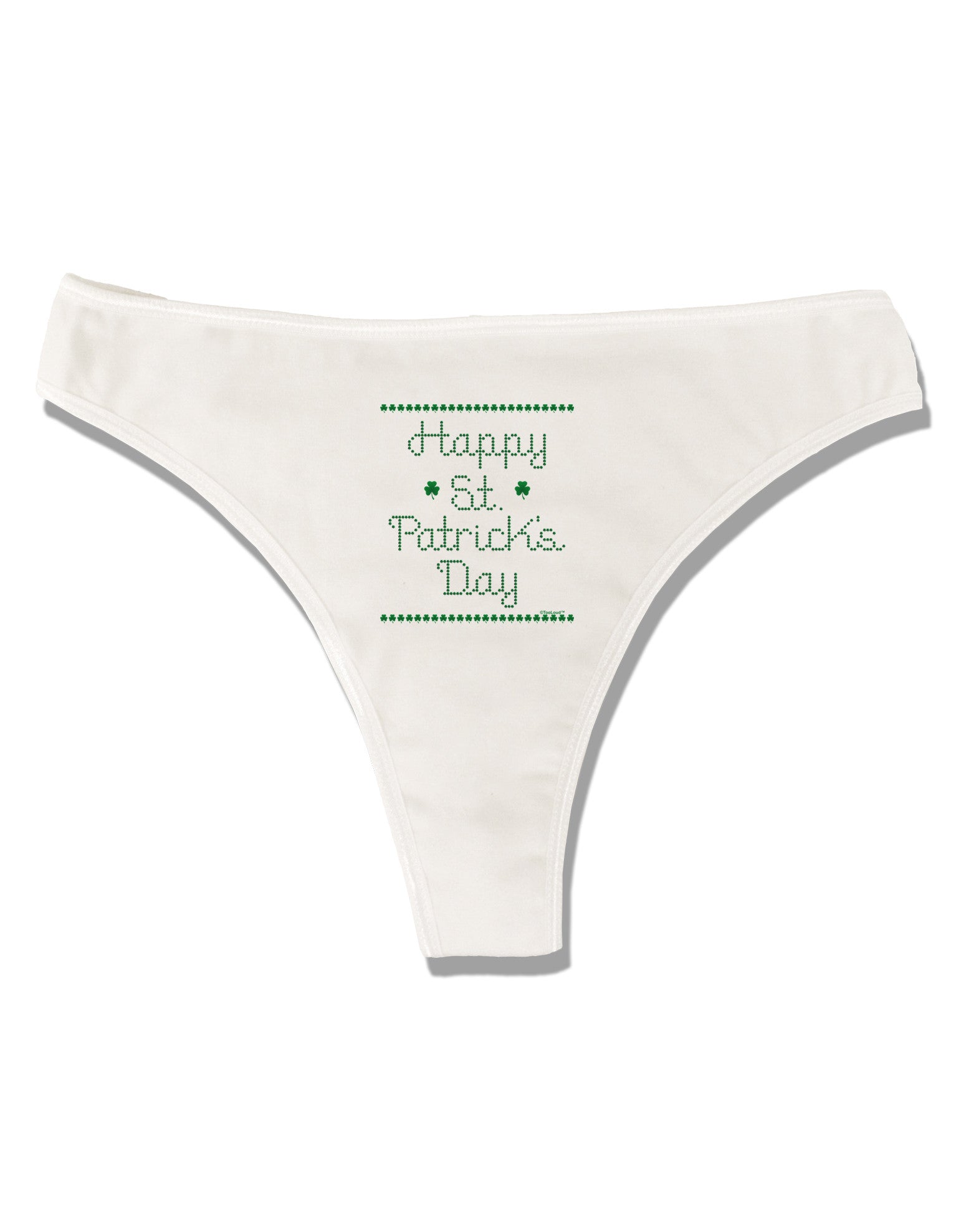 Kiss Me I'm Irish St Patricks Day Womens Thong Underwear - Davson Sales