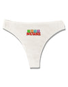 Nicu Nurse Womens Thong Underwear-Womens Thong-TooLoud-White-X-Small-Davson Sales