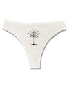The Royal White Tree Womens Thong Underwear by TooLoud-Womens Thong-TooLoud-White-X-Small-Davson Sales