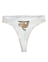 Cute Hanging Sloth Womens Thong Underwear